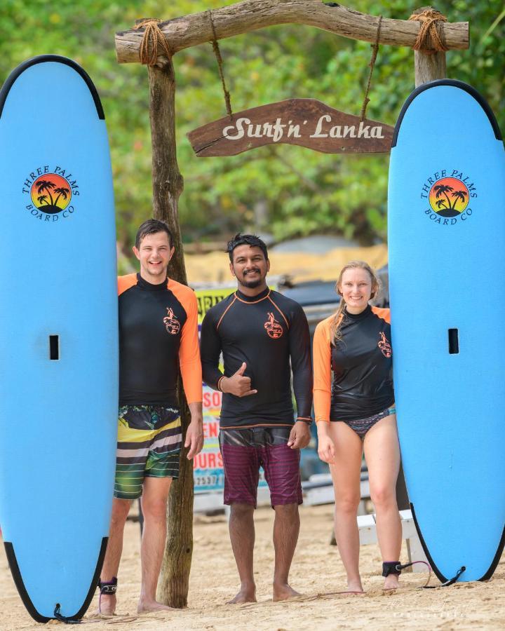 Hotel Surf'N Lanka - Surf School Weligama Esterno foto